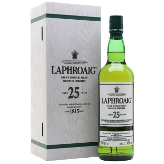 Laphroaig 25 Years Old Islay Single Malt (Gift Box) 700ml